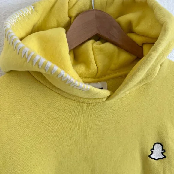 MADHAPPY x SNAPCHAT yellow hoodie - Picture 3 of 5